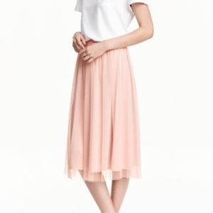 H&M Pink Tulle Skirt